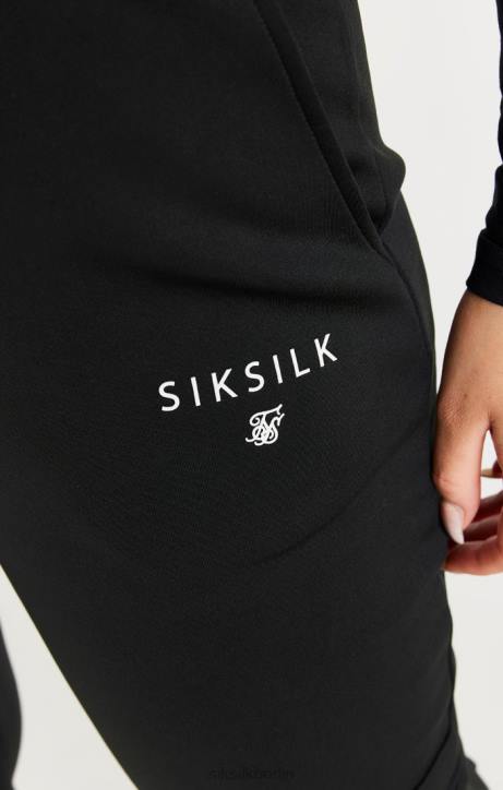 Frauen SikSilk Schwarze Cargo-Trainingshose Bekleidung J0NL184