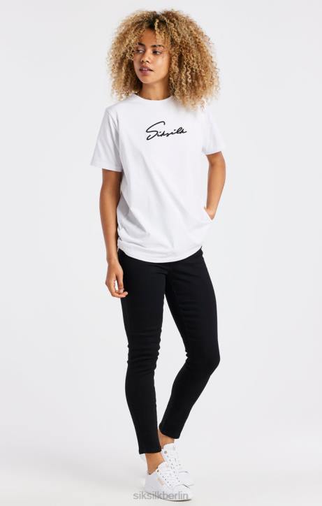Frauen SikSilk Schwarze, essentielle Skinny-Denim-Jeans Bekleidung J0NL192