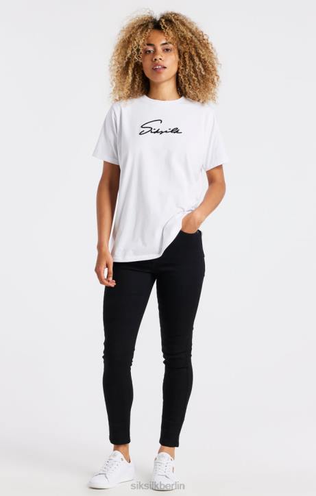 Frauen SikSilk Schwarze, essentielle Skinny-Denim-Jeans Bekleidung J0NL192