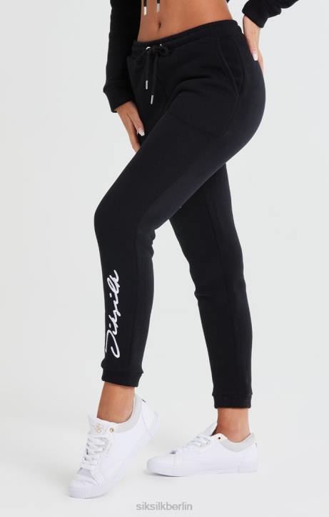Frauen SikSilk Essential Jogger – Schwarz Bekleidung J0NL166