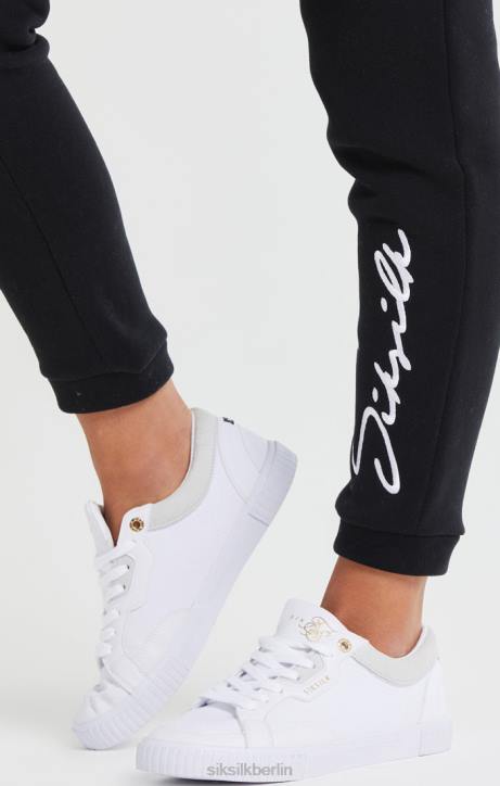 Frauen SikSilk Essential Jogger – Schwarz Bekleidung J0NL166