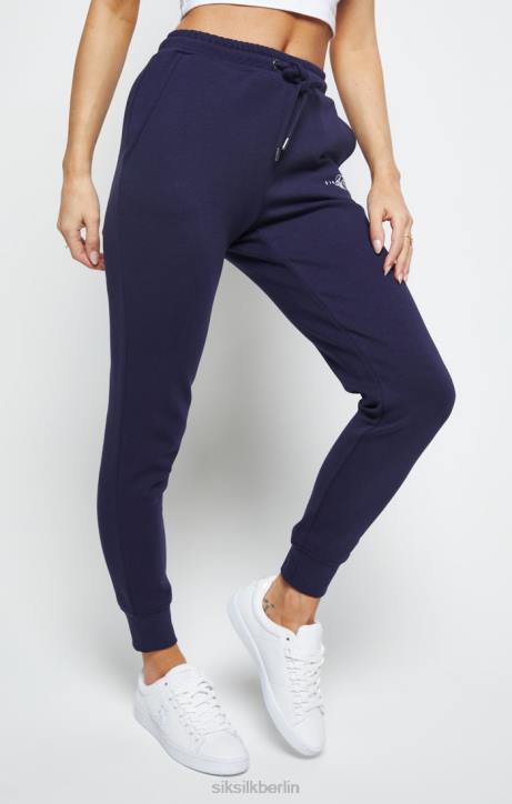 Frauen SikSilk Essential Jogginghose in Marineblau Bekleidung J0NL165