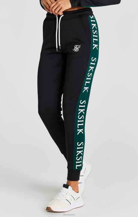 Frauen SikSilk schwarze Trainingshose Bekleidung J0NL156