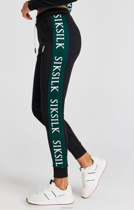 Frauen SikSilk schwarze Trainingshose Bekleidung J0NL156