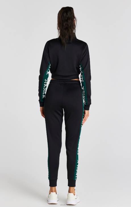 Frauen SikSilk schwarze Trainingshose Bekleidung J0NL156