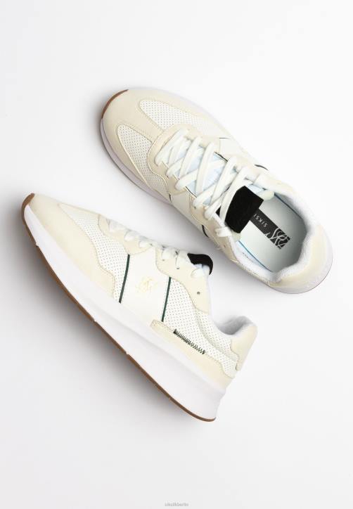 Frauen SikSilk Ecru-Wira-Racer-Trainer Schuhwerk J0NL251