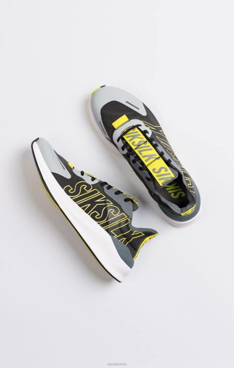 Frauen SikSilk Grauer Mako-Performance-Lauftrainer Schuhwerk J0NL254