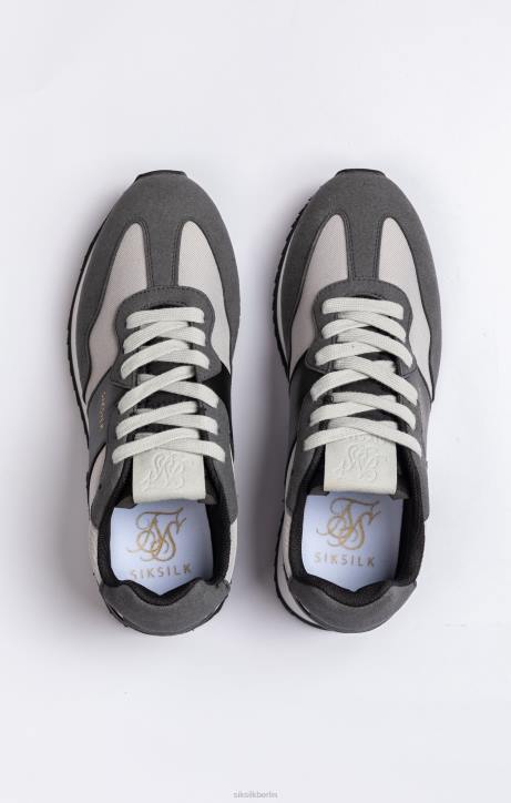 Frauen SikSilk Schwarzer Retro-Lauftrainer Schuhwerk J0NL273