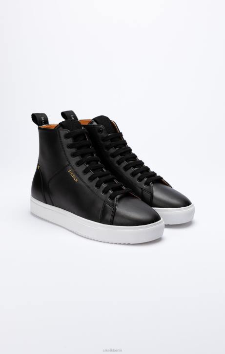 Frauen SikSilk Schwarzer klassischer High-Top-Sneaker Schuhwerk J0NL260