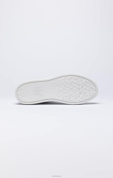 Frauen SikSilk Weißer klassischer High-Top-Sneaker Schuhwerk J0NL257