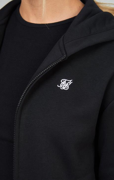 Frauen SikSilk Schwarzer Essential-Reißverschluss Bekleidung J0NL100