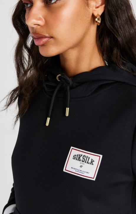 Frauen SikSilk Schwarzes Basketball-Trainingsoberteil Bekleidung J0NL109