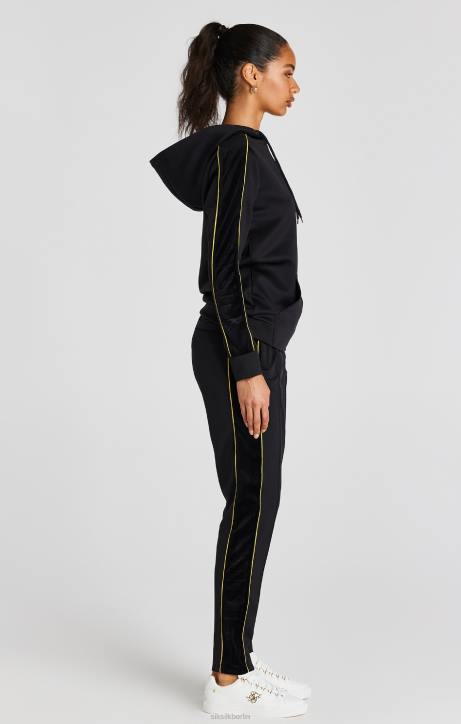 Frauen SikSilk Schwarzes Trainingsoberteil Bekleidung J0NL106