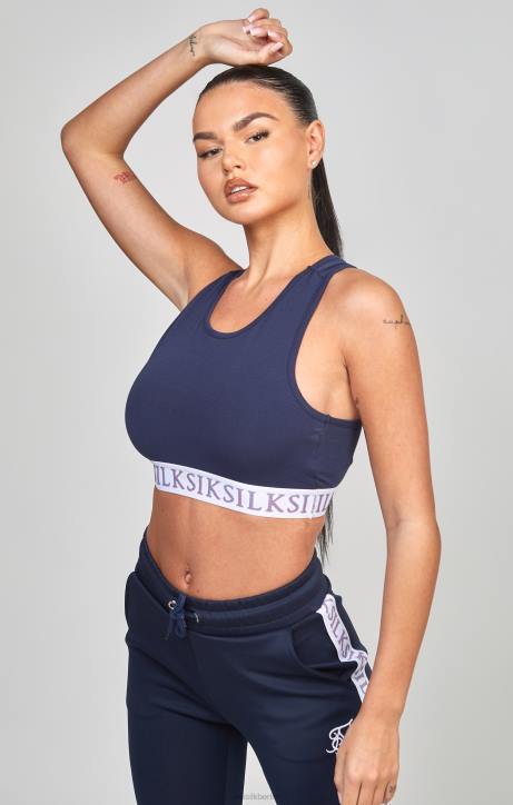 Frauen SikSilk Marineblaues Band-Bralette Bekleidung J0NL54