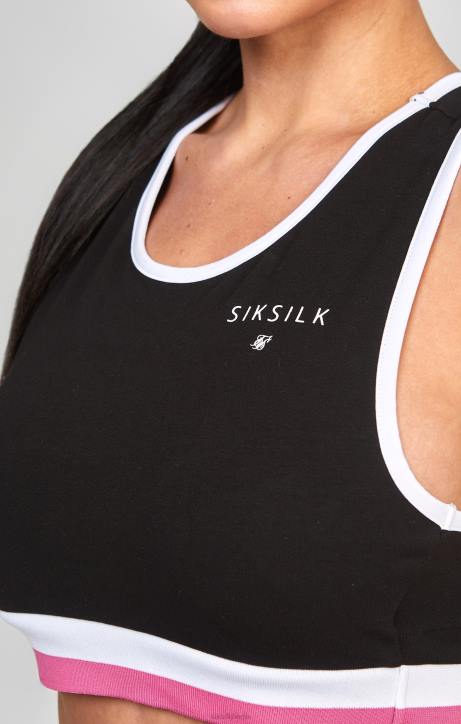 Frauen SikSilk schwarzes Retro-Bralette Bekleidung J0NL205