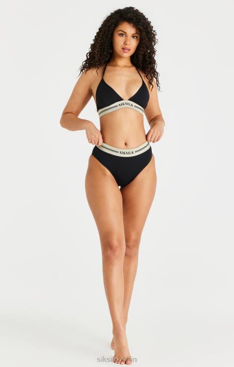 Frauen SikSilk Supremacy-Bikinihose – schwarz Bekleidung J0NL182