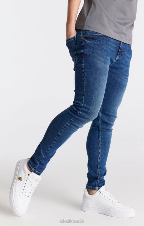 Jungen SikSilk Essential Midstone Skinny-Denim-Jeans Bekleidung J0NL308