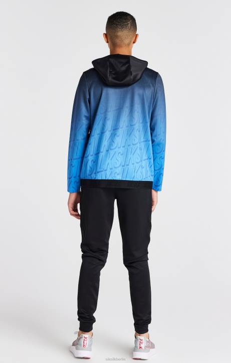 Jungen SikSilk Schwarze Skinny-Fit-Jogginghose Bekleidung J0NL302