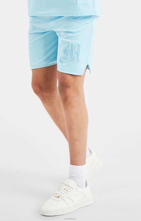 Jungen SikSilk x Shorts mit lockerer Passform und Messi-Logo – Blau Bekleidung J0NL313