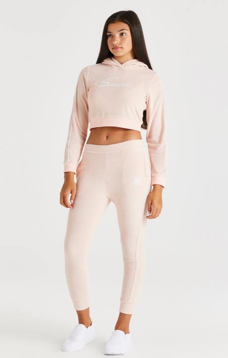 Mädchen SikSilk Frottee-Jogginghose – Rosa Bekleidung J0NL346