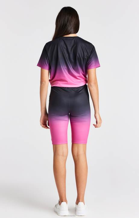 Mädchen SikSilk Pink Fade Cycle Short Bekleidung J0NL357