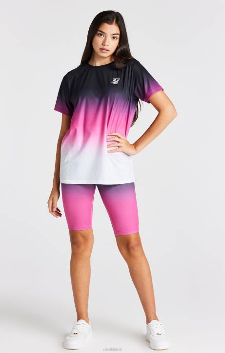 Mädchen SikSilk Pink Fade Cycle Short Bekleidung J0NL357