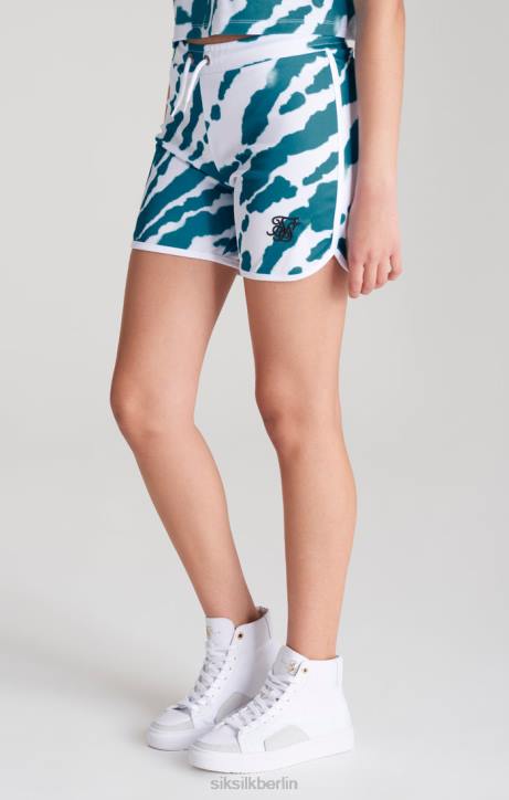 Mädchen SikSilk Weiße Batik-Shorts Bekleidung J0NL358