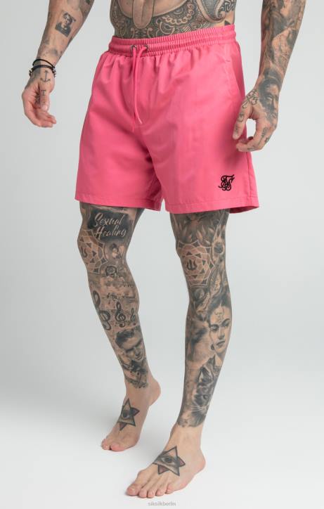 Männer SikSilk Rosa Badeshorts Bekleidung J0NL616