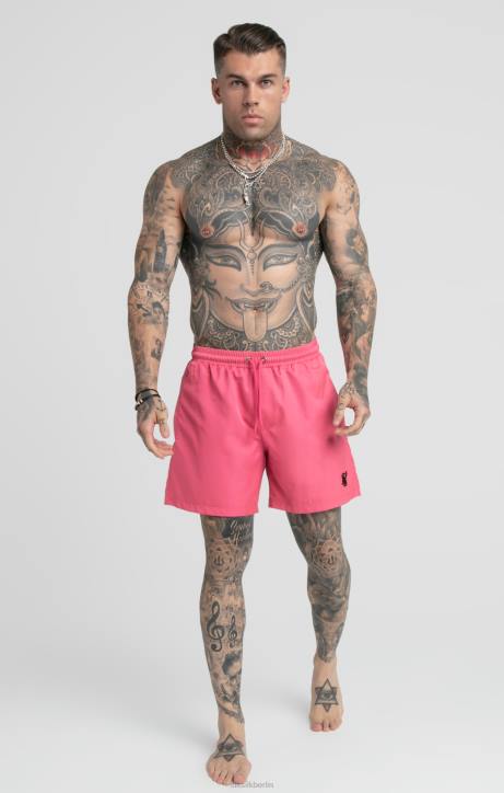 Männer SikSilk Rosa Badeshorts Bekleidung J0NL616