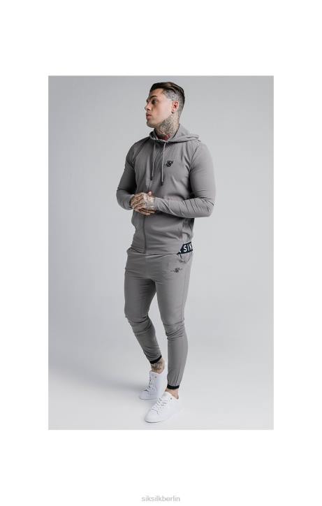 Männer SikSilk Agility-Poly-Ripstop-Trainingshose – Grau Bekleidung J0NL527