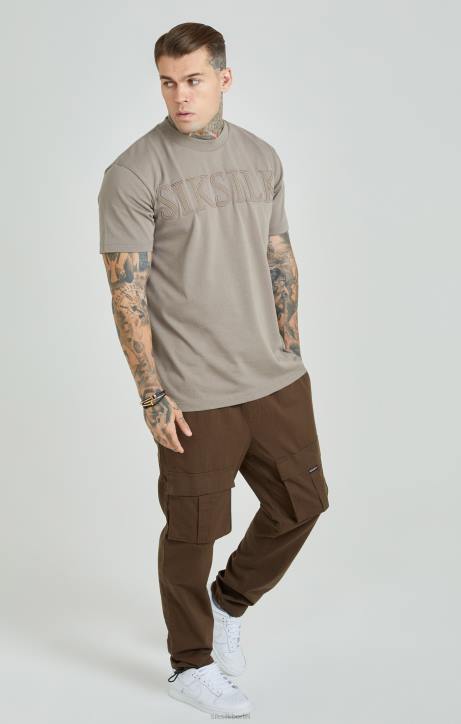 Männer SikSilk Braune Ripstop-Cargohose Bekleidung J0NL514