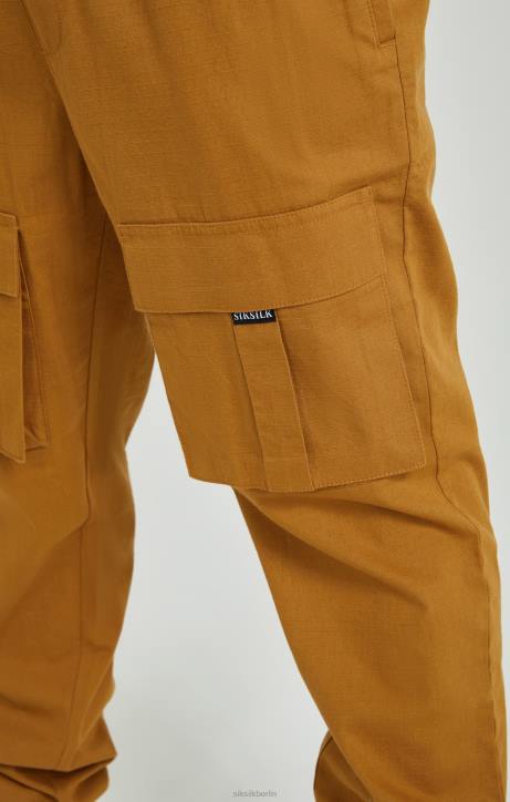 Männer SikSilk Hellbraune Ripstop-Cargohose Bekleidung J0NL513
