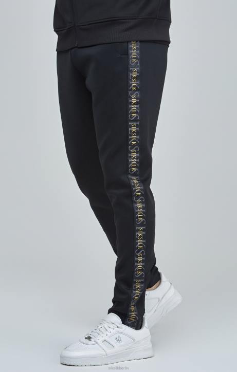 Männer SikSilk Trainingshose mit schwarzem Goldband Bekleidung J0NL529