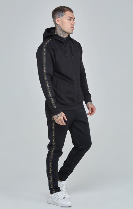 Männer SikSilk Trainingshose mit schwarzem Goldband Bekleidung J0NL529
