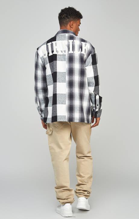 Männer SikSilk Ecrufarbener Carpenter-Denim mit gerader Passform Bekleidung J0NL555