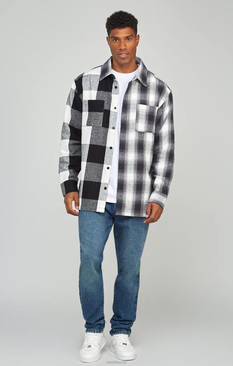 Männer SikSilk Mittelblaue, gerade geschnittene Jeans Bekleidung J0NL559