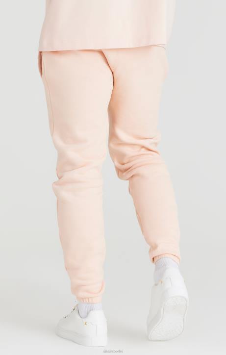 Männer SikSilk Rosa Jogginghose mit entspannter Passform und Bündchen Bekleidung J0NL534
