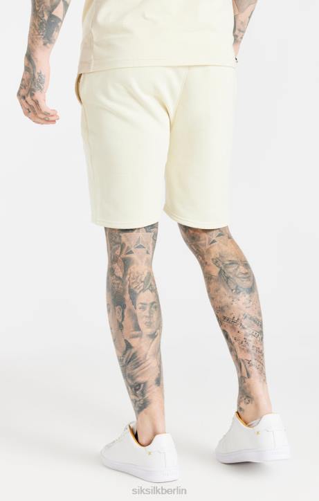 Männer SikSilk Ecru-elegante Shorts Bekleidung J0NL613