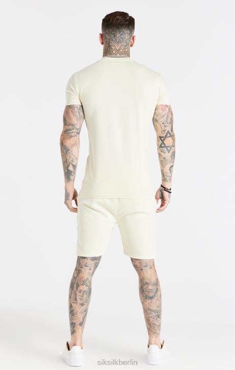Männer SikSilk Ecru-elegante Shorts Bekleidung J0NL613