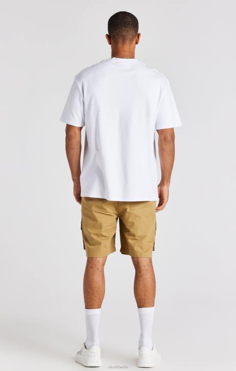Männer SikSilk Hellbraune Ripstop-Cargoshorts Bekleidung J0NL585