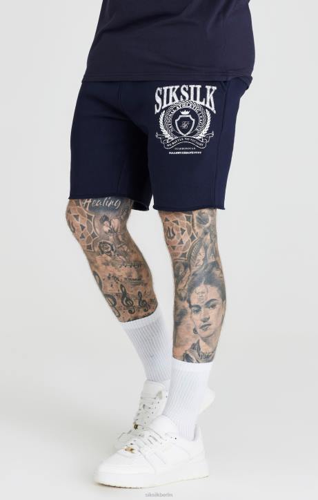 Männer SikSilk Marineblaue Flugshorts Bekleidung J0NL592