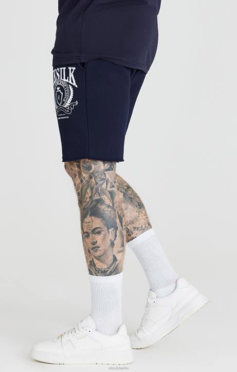 Männer SikSilk Marineblaue Flugshorts Bekleidung J0NL592