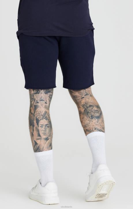 Männer SikSilk Marineblaue Flugshorts Bekleidung J0NL592
