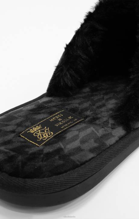 Männer SikSilk x Schwarze Messi-Hausschuhe Schuhwerk J0NL23
