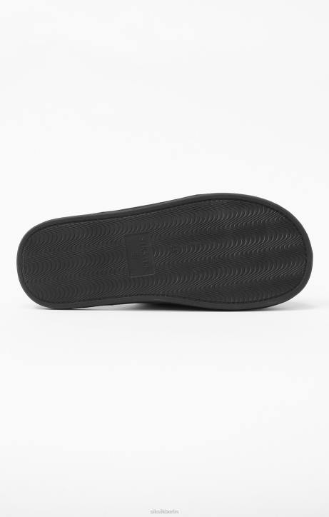 Männer SikSilk x Schwarze Messi-Hausschuhe Schuhwerk J0NL23