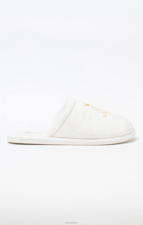 Männer SikSilk x Weiße Messi-Hausschuhe Schuhwerk J0NL8