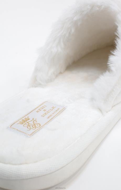 Männer SikSilk x Weiße Messi-Hausschuhe Schuhwerk J0NL8