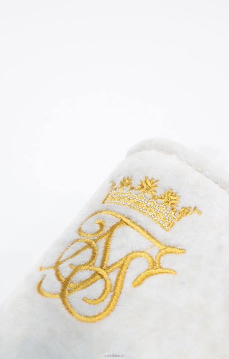 Männer SikSilk x Weiße Messi-Hausschuhe Schuhwerk J0NL8