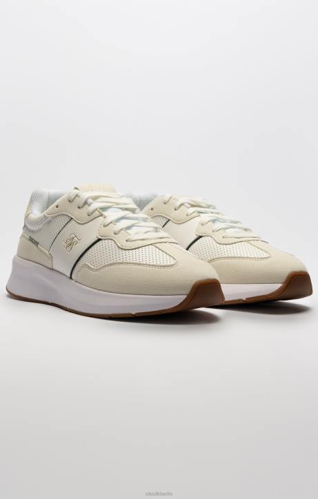 Männer SikSilk Ecru-Wira-Racer-Trainer Schuhwerk J0NL1