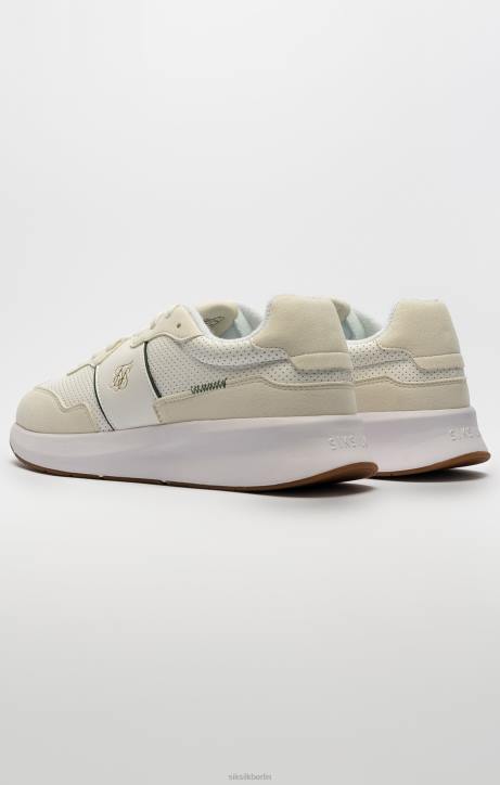 Männer SikSilk Ecru-Wira-Racer-Trainer Schuhwerk J0NL1
